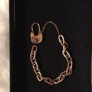 Michael Kors Rose Gold padlock bracelet